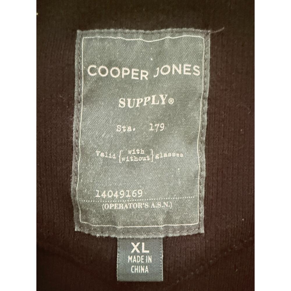 Cooper Jones Supply Mens Xl Full Zip Jacket Brown Casual View 4